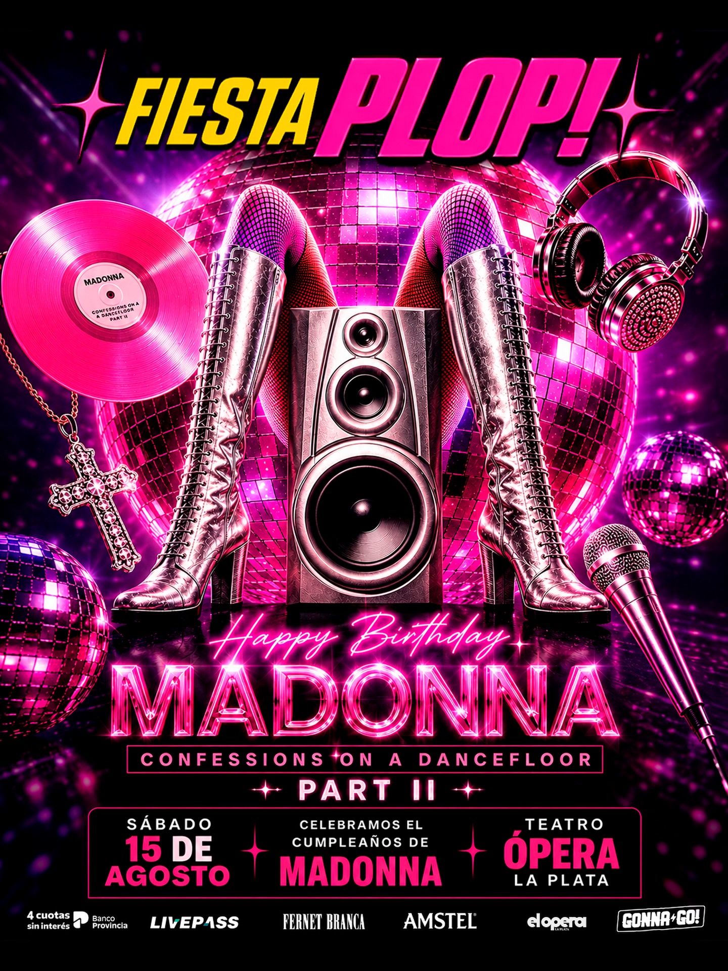 Fiesta plop! - Happy birthday Madonna