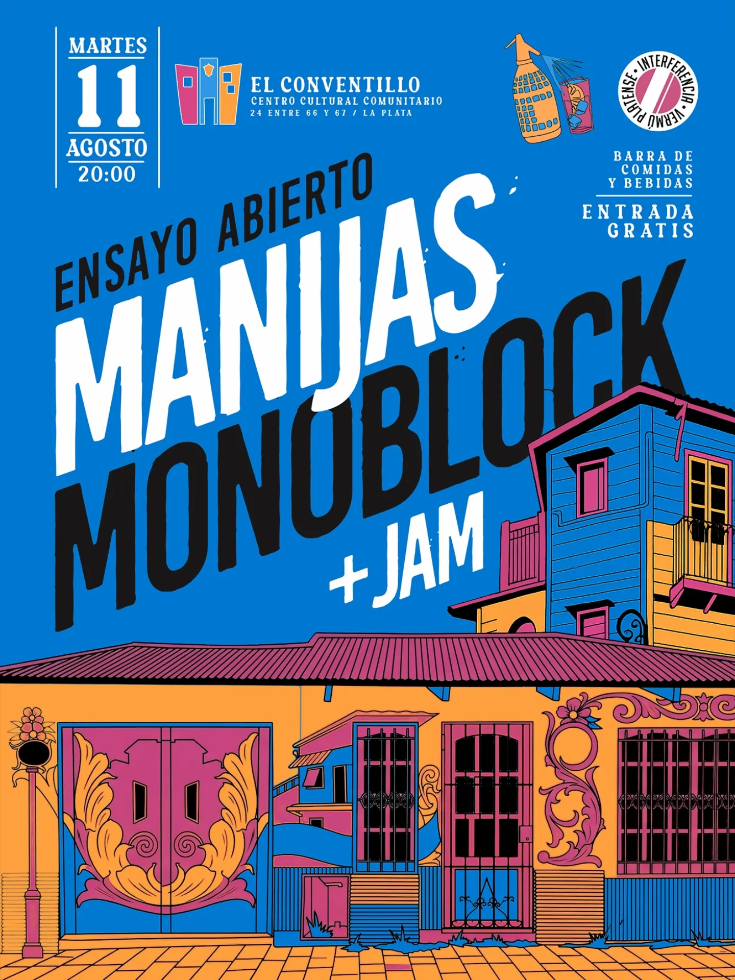 Ensayo Abierto de Manijas + Monoblock, Jam de Ritmo con Señas