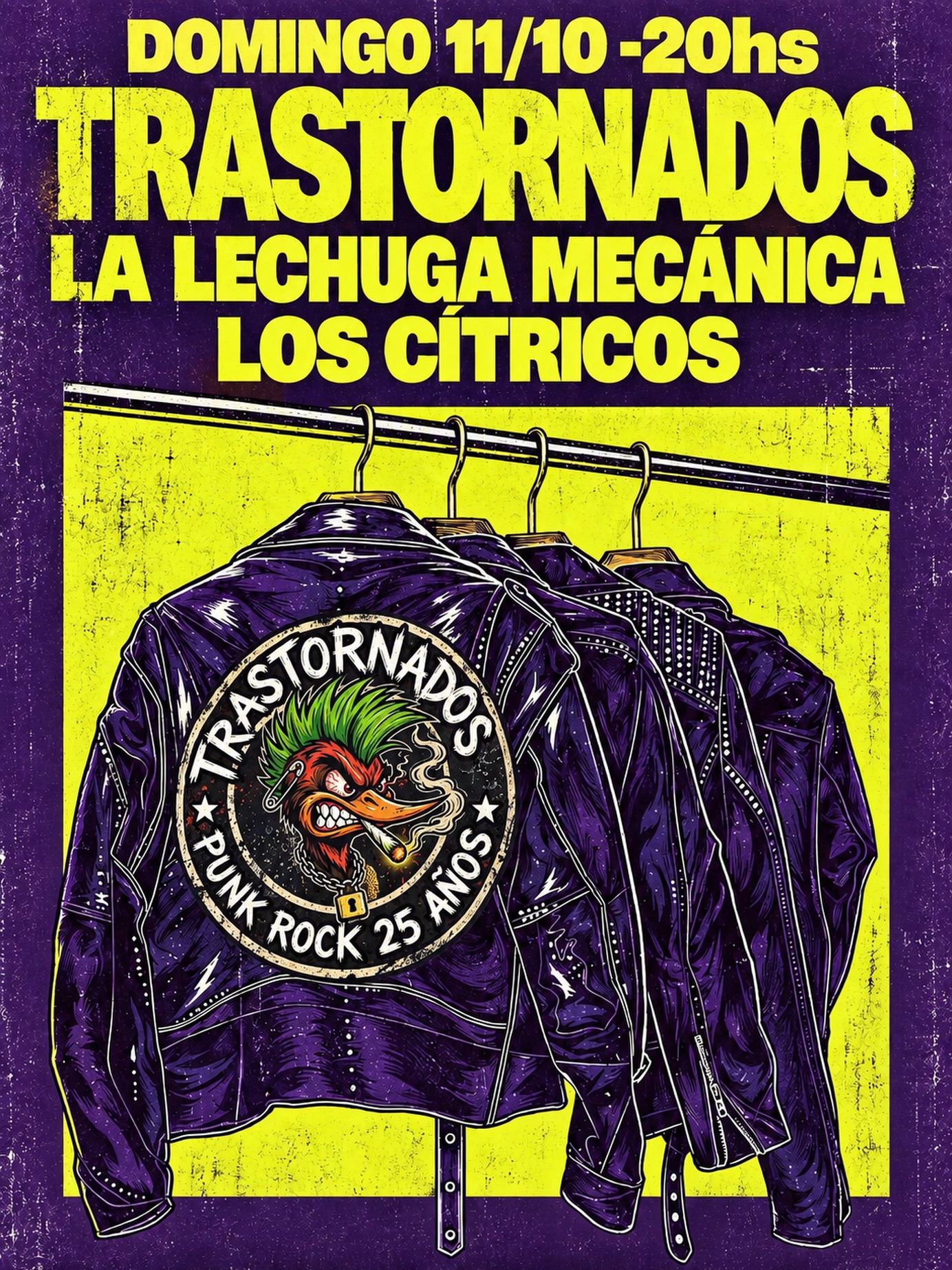 Trastornados + La lechuga mecánica + Los cítricos 