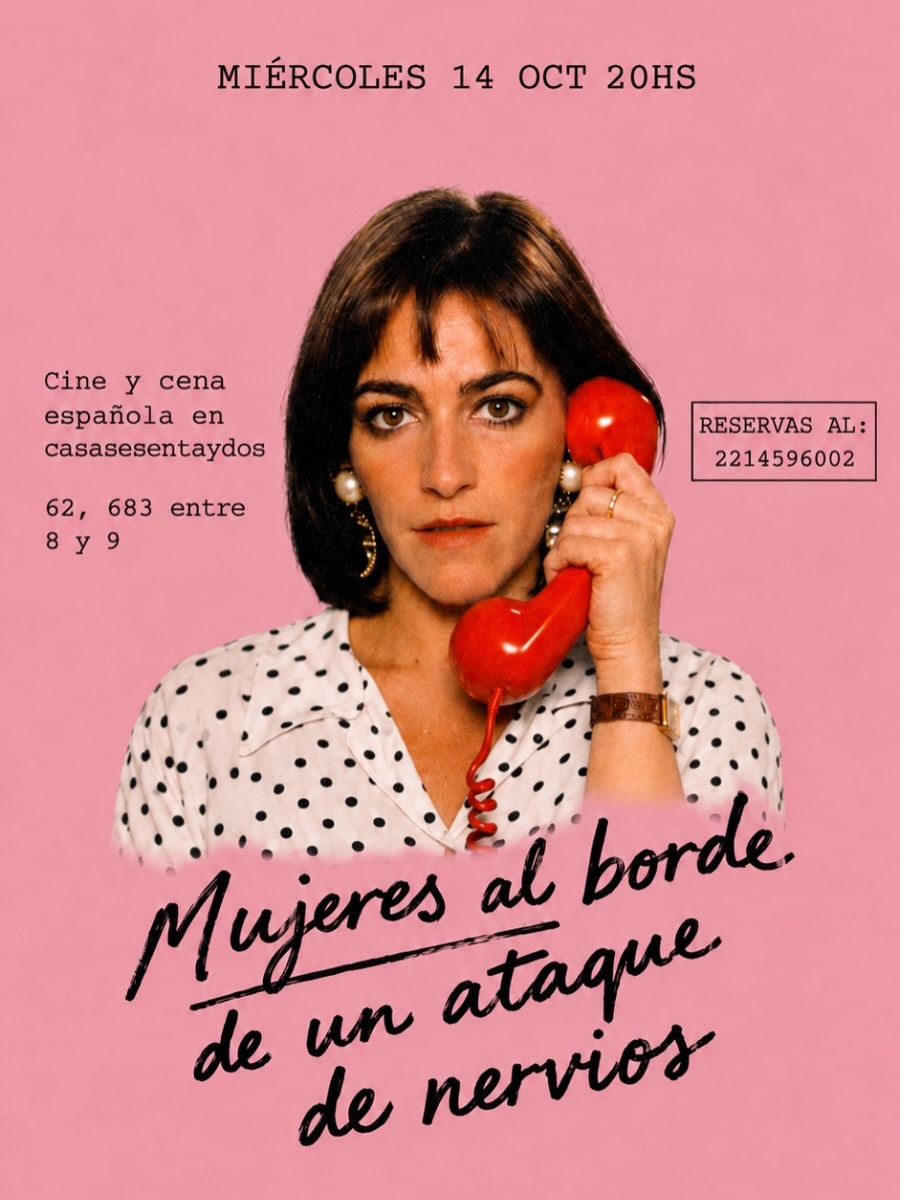 Mujeres al borde de un ataque de nervios (Dir. Almodóvar)