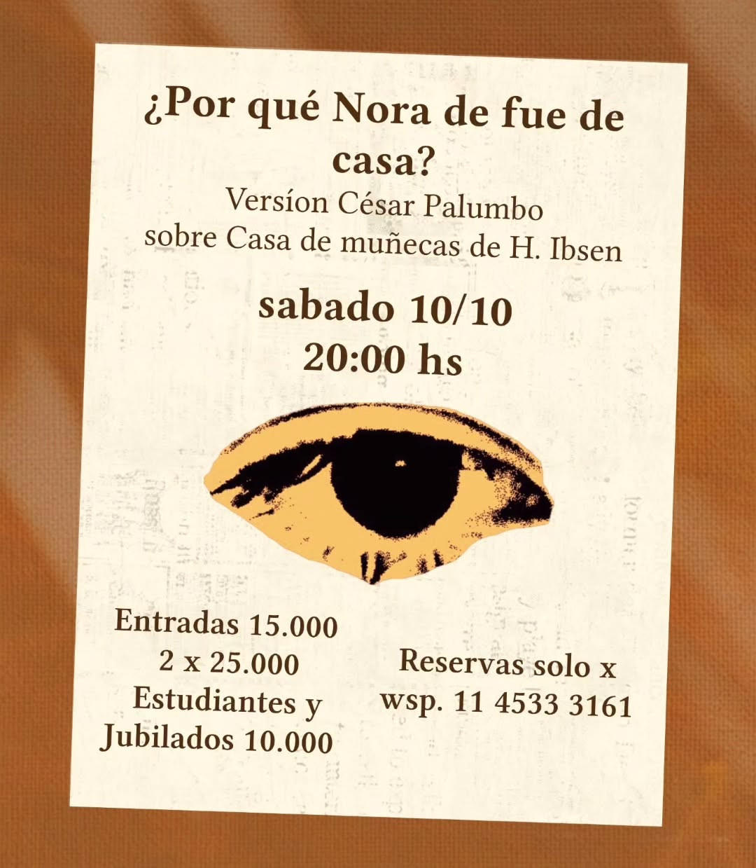 ¿Por qué Nora se fue de casa?