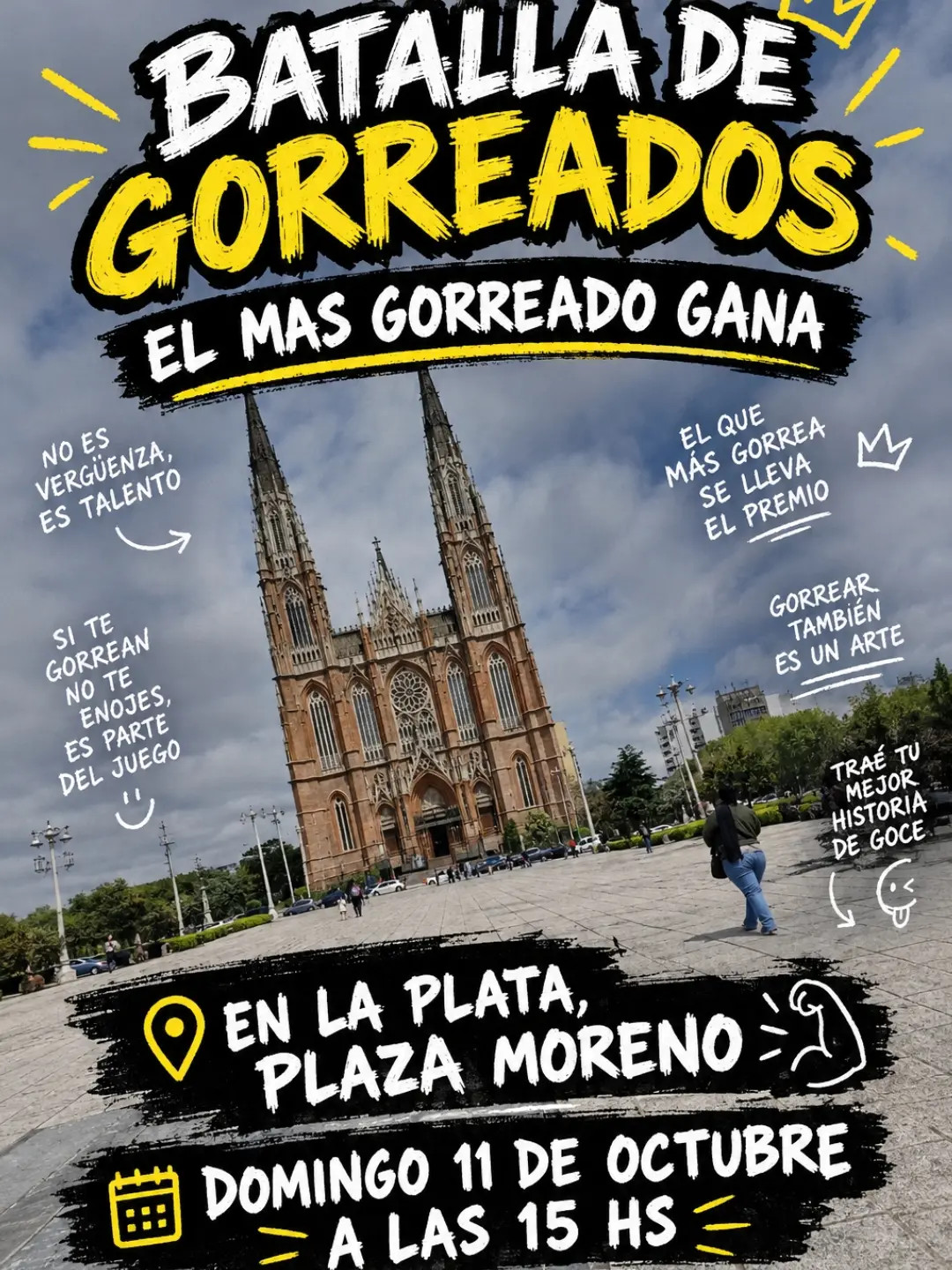 La batalla de gorreados